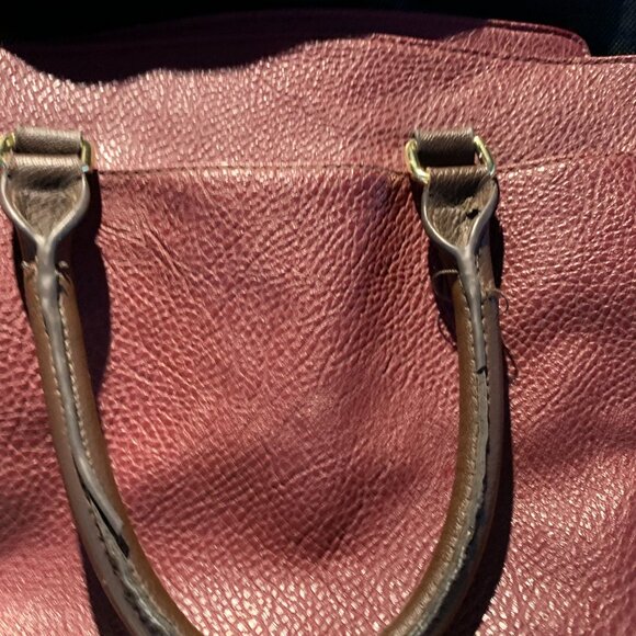 Burgundy Striped Purse - Picture 2 of 7